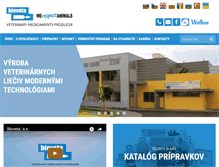 Tablet Screenshot of bioveta.sk